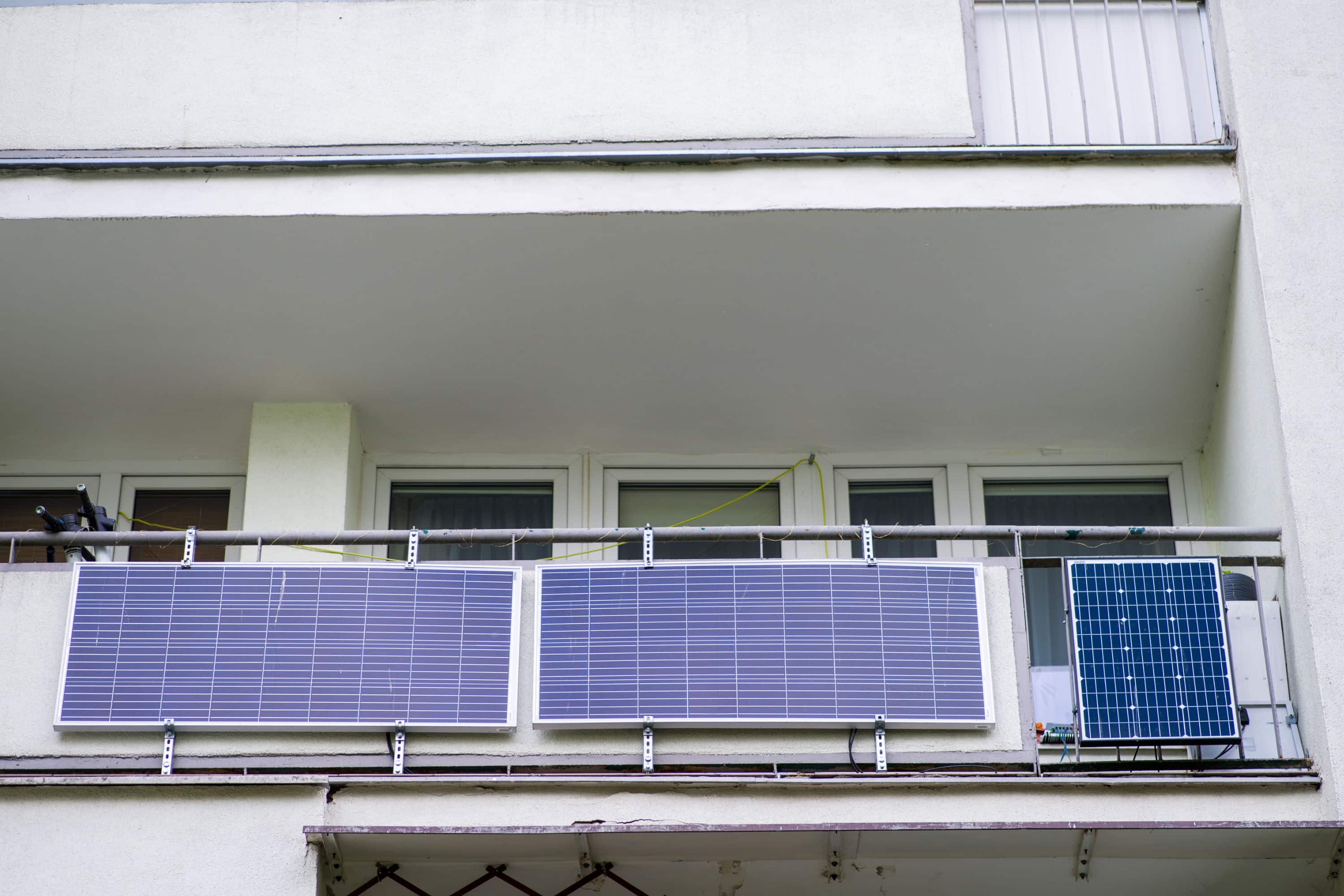 zonnepanelen op balkon